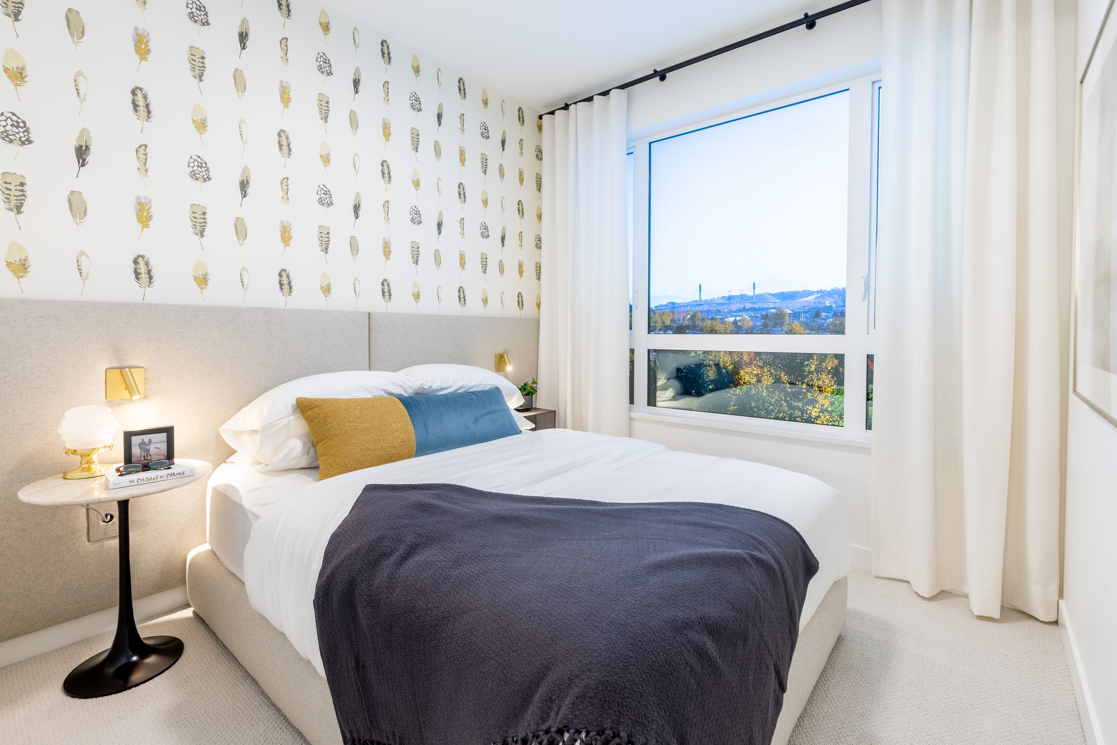 Batille condo's bedroom.