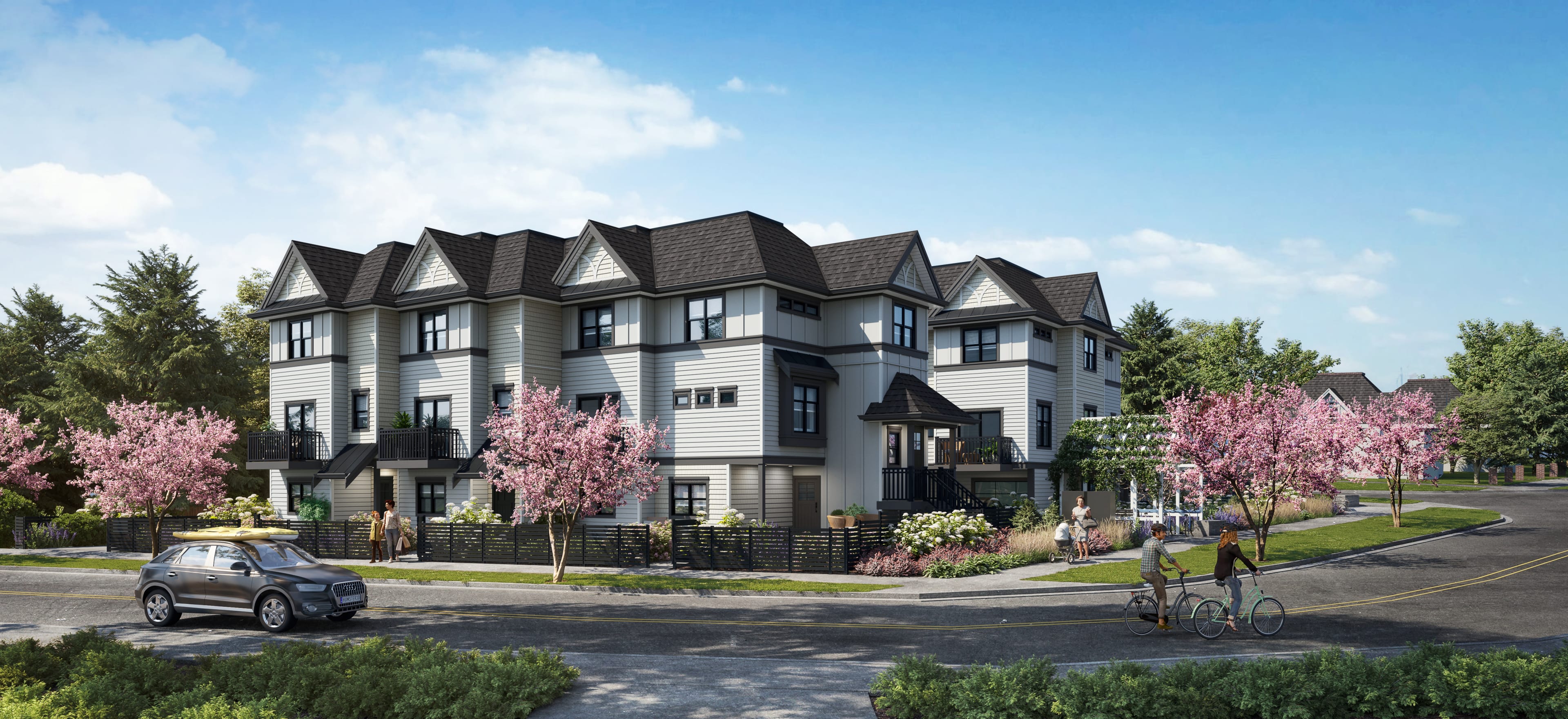 Close to the ocean, Esquimalt’s boutique townhome project, West Bay Crest, is elevated living at its best hero image