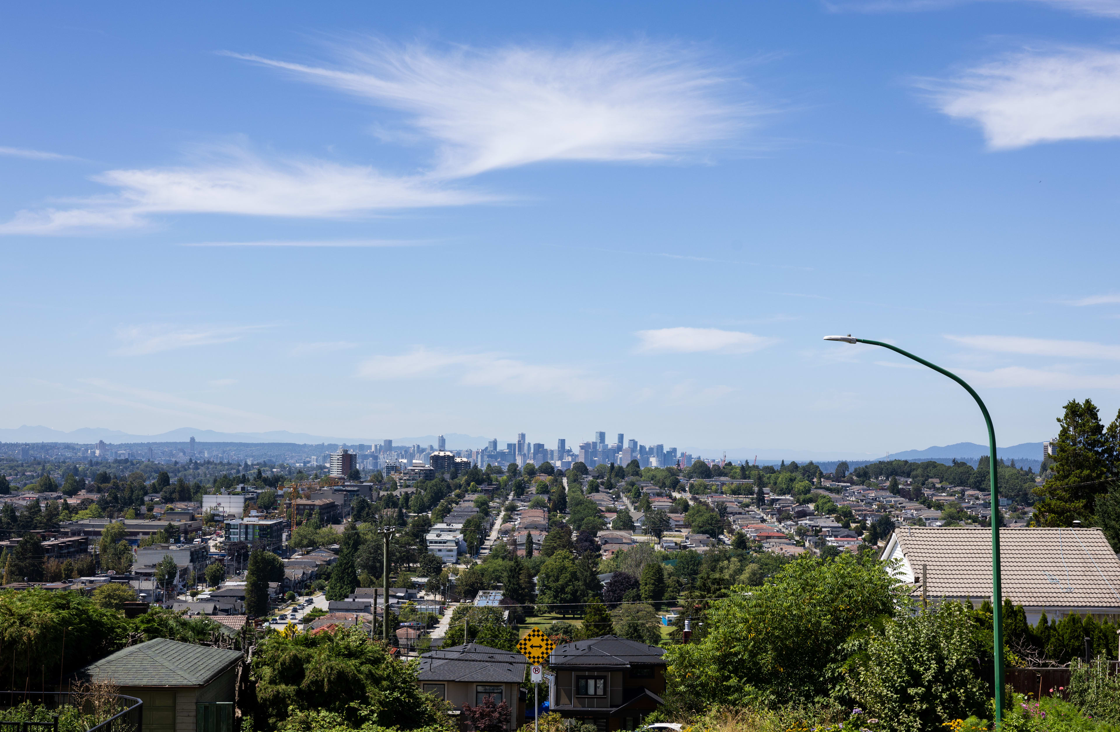 Aerial view of Burnaby