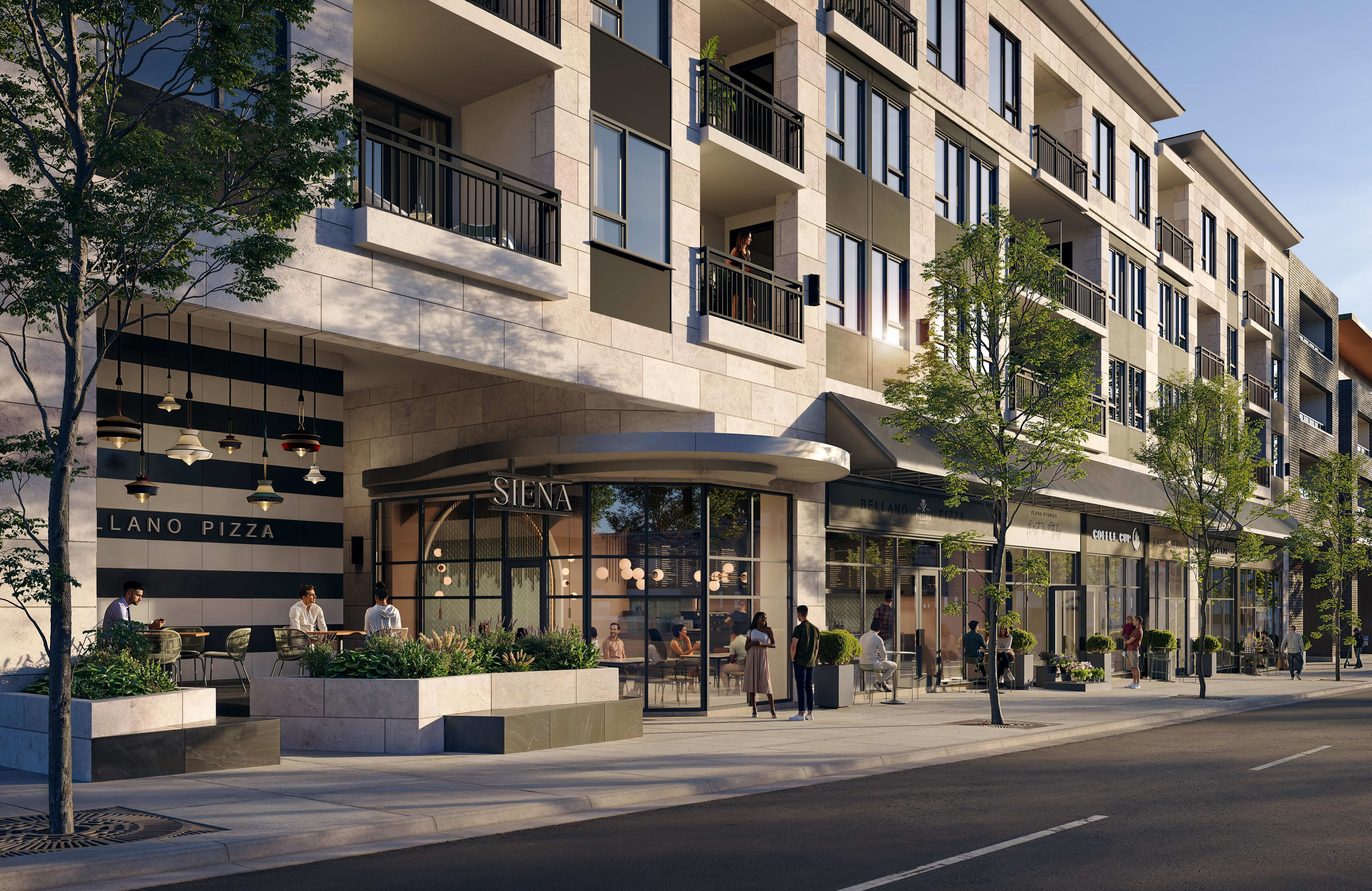Streetscape view.