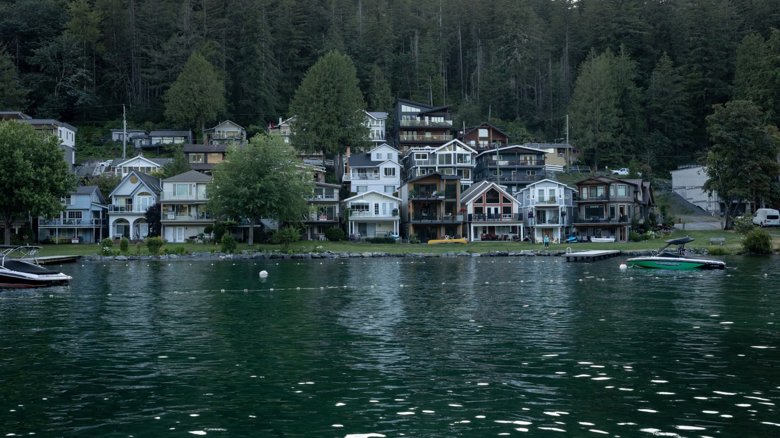 Cultus Lake is a small town that’s close to nature.