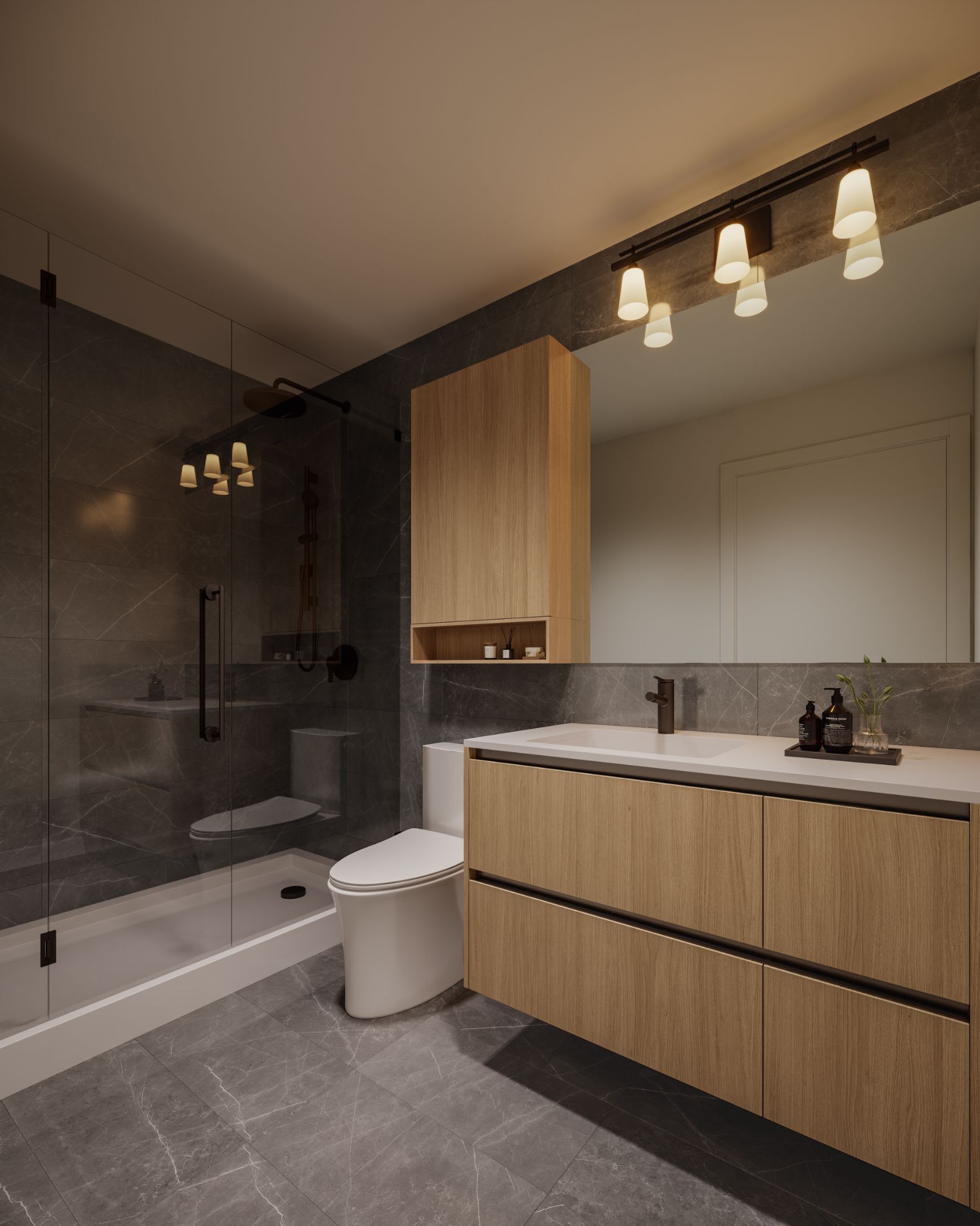 Nero Ensuite Bathroom.