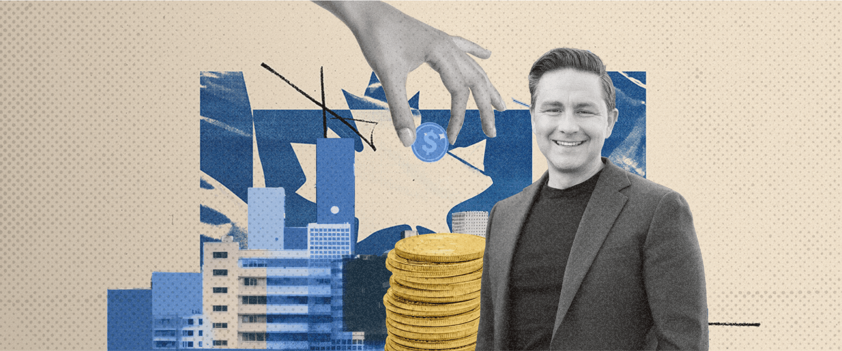 Pierre Poilievre aims to eliminate GST on new homes up to $1.3 million, cut capital gains tax. hero image