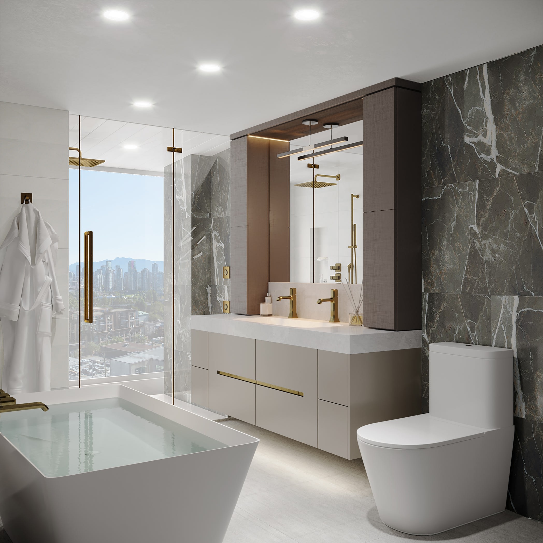 Ensuite Bathroom – Firenze (Florence) Colour Scheme.