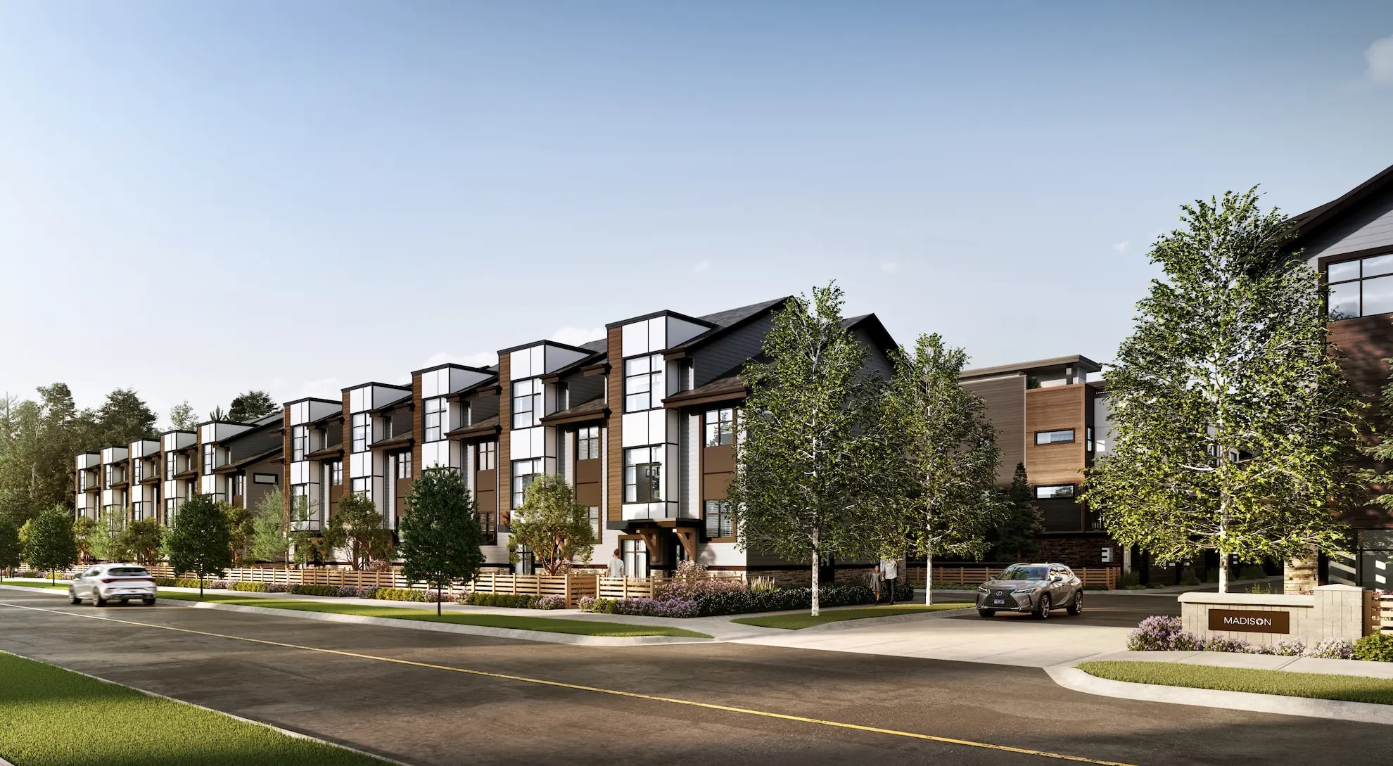 Parkside living at its best – welcome to Archstone Projects’ Madison family-style townhomes in Mission’s prized Cedar Valley neighbourhood hero image