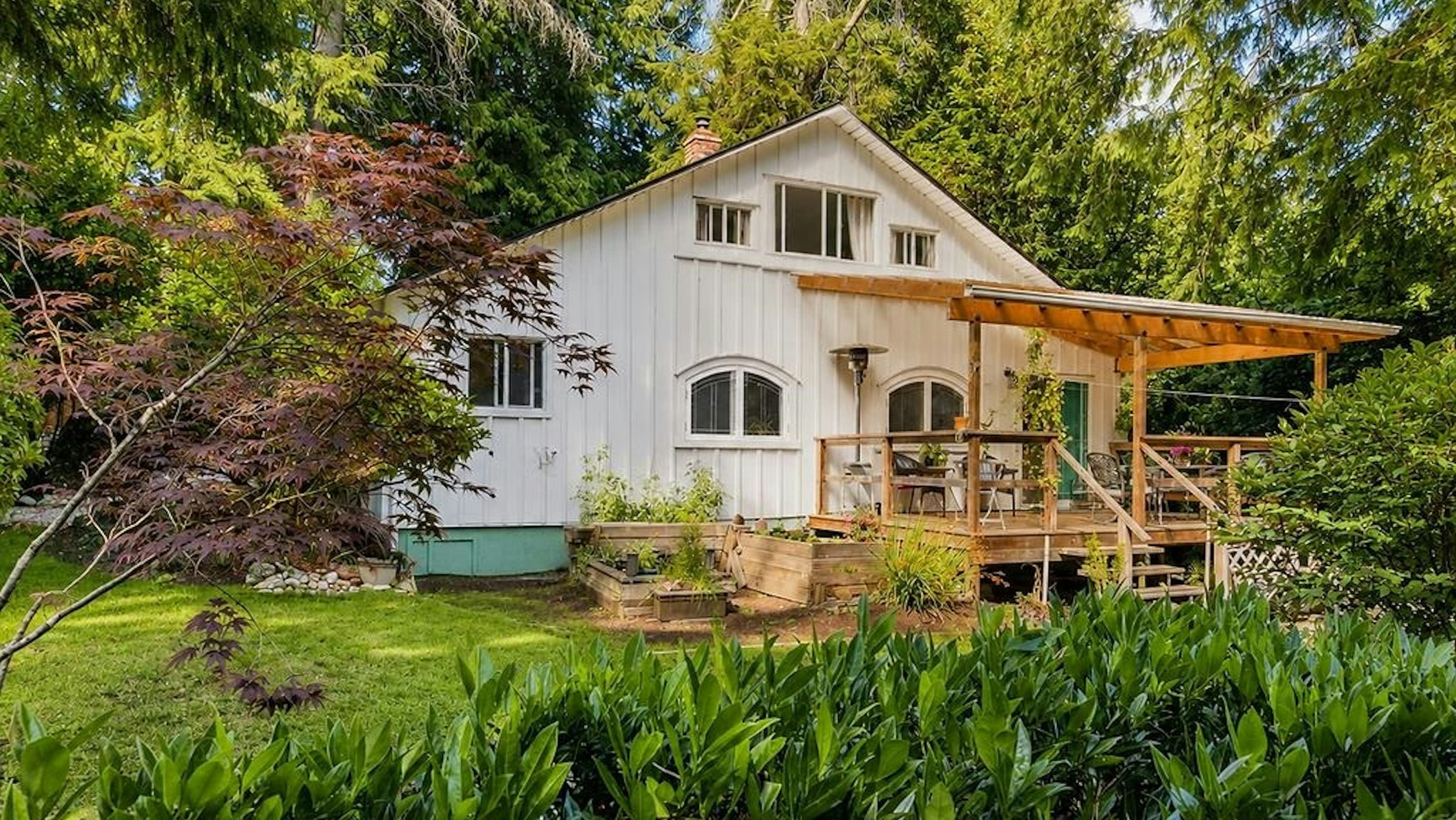 A beautiful cottage in Roberts Creek, BC.