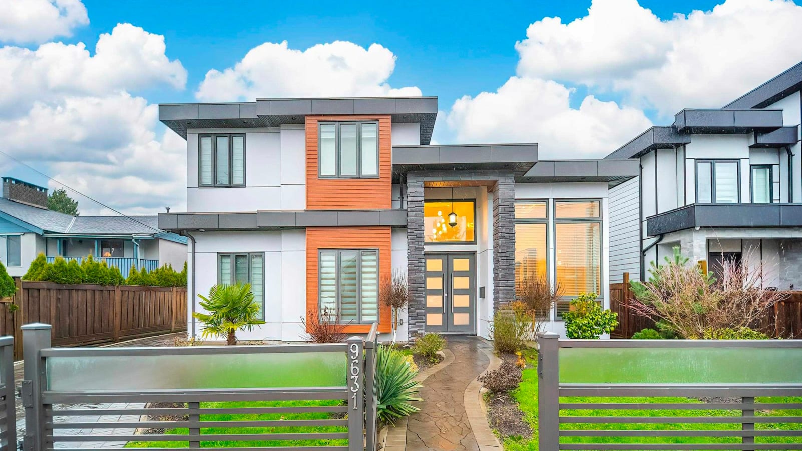 A modern, two-story house in Richmond.
