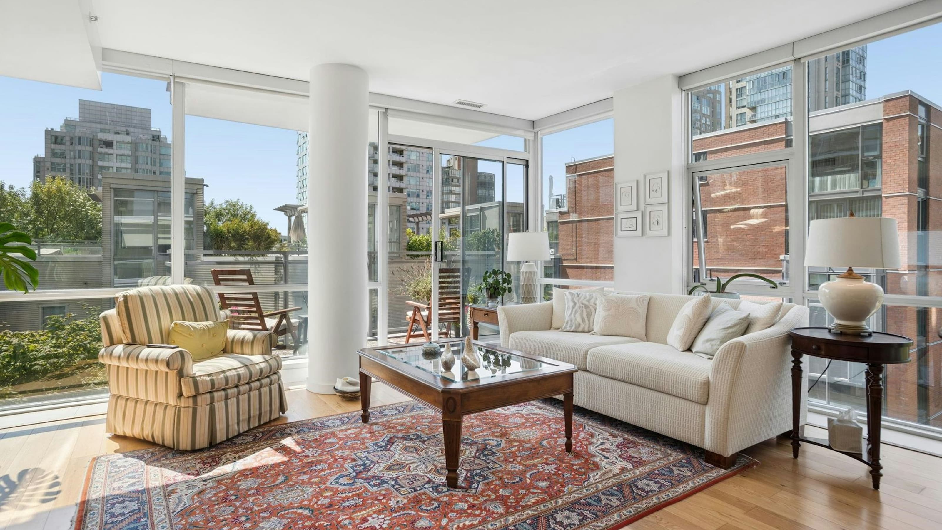 An apartment in Yaletown, Vancouver.