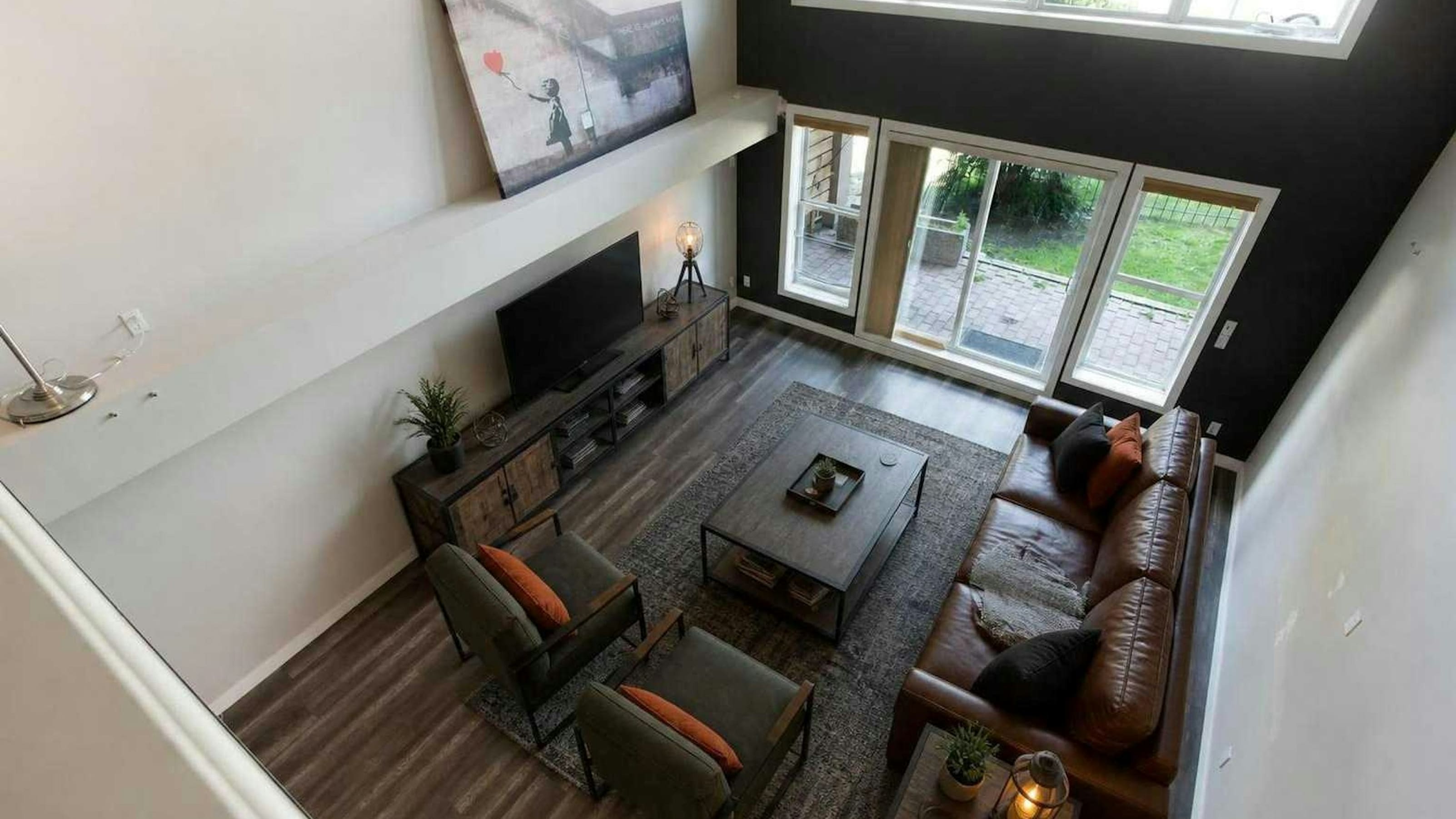 A loft-style condo in South Calgary.