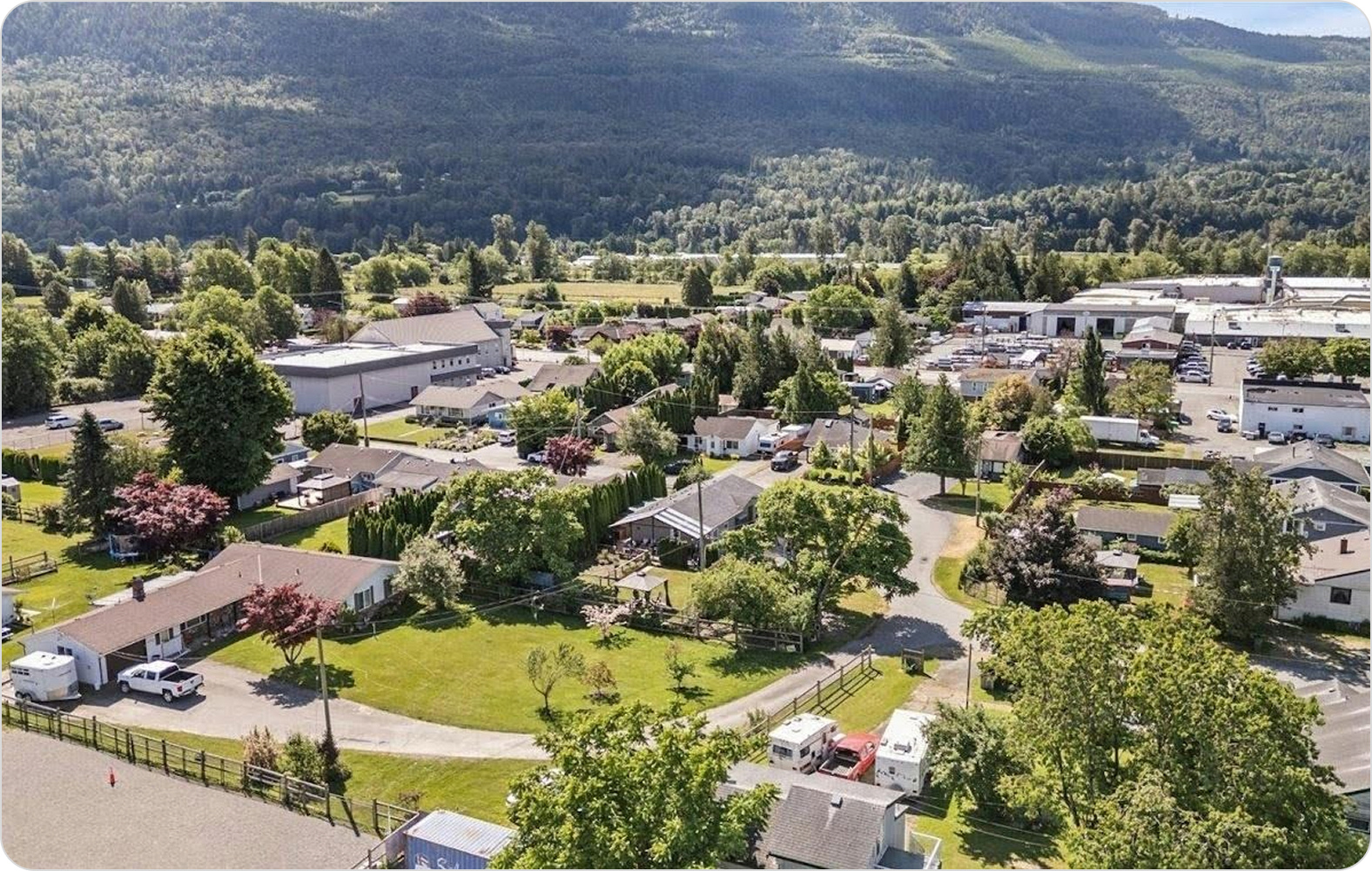 Chilliwack Neighbourhood In British Columbia.