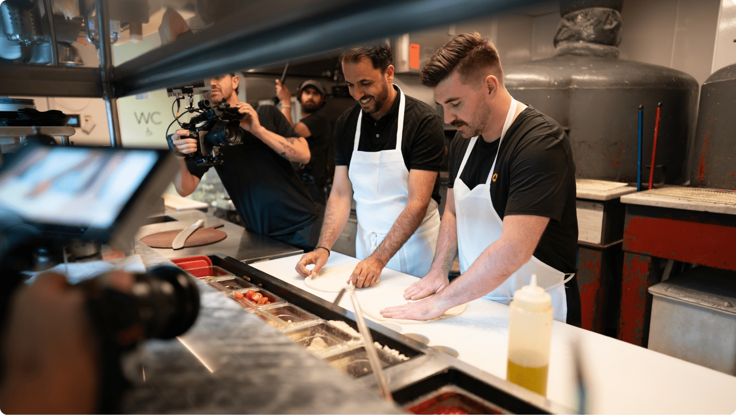 Mehdi showed Stephen everything he loved about North Vancouver, including the food.