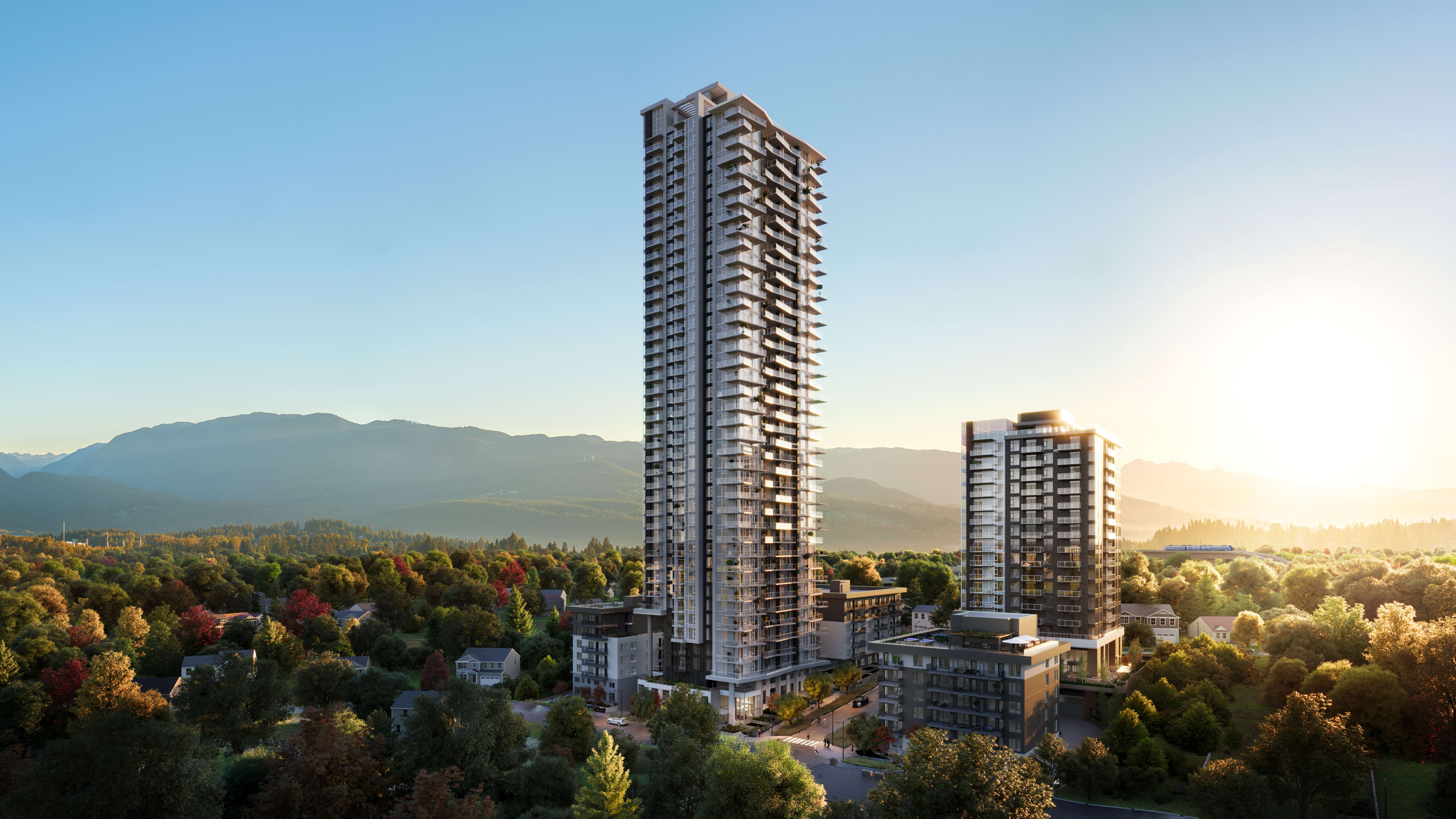 Intracorp’s master planned community in Burquitlam, Gardena, just broke ground hero image