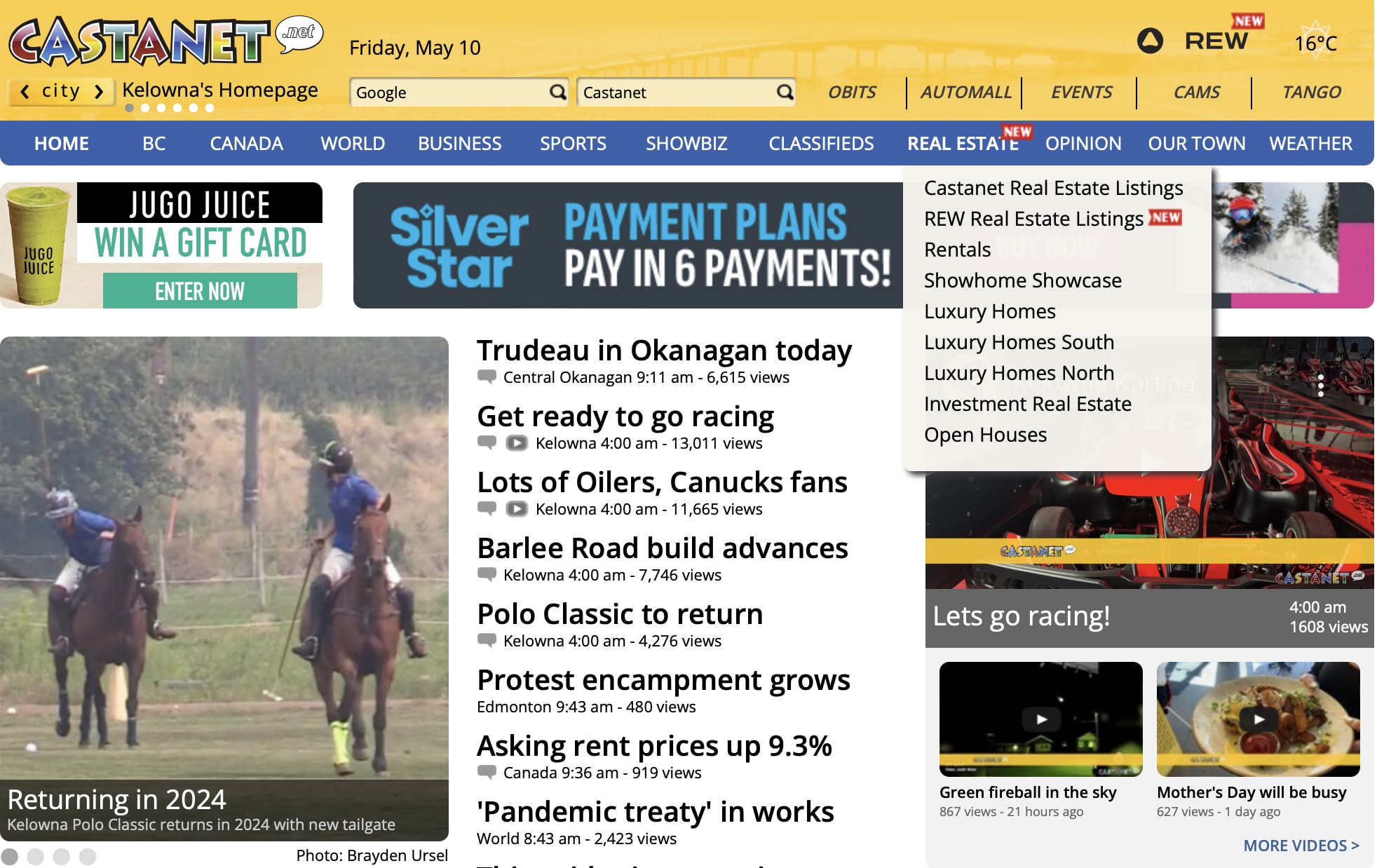Castanet Partnership with REW