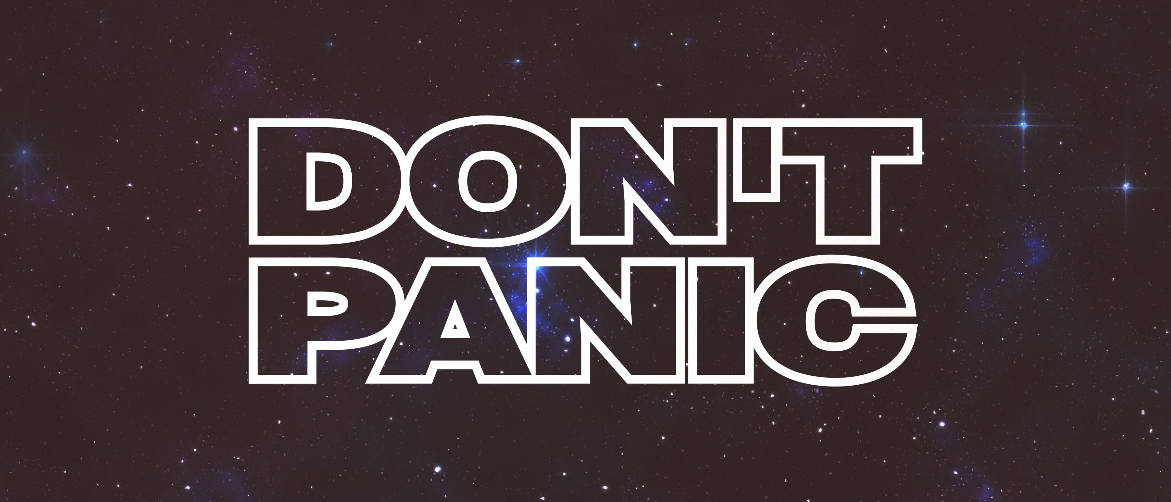 Don’t panic. hero image