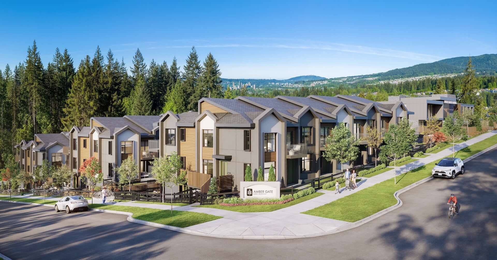 Desirable neighbourhood … Parkside living … thoughtfully designed interiors … welcome to Amber Gate on Coquitlam’s Burke Mountain hero image