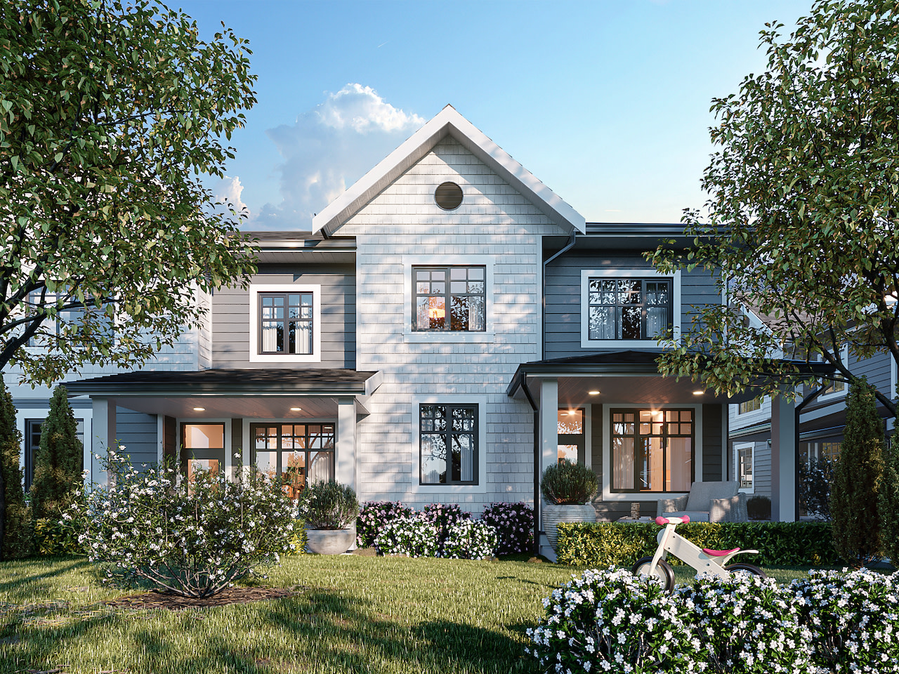 Connected, vibrant and new - Newbury is Zenterra’s new townhomes in West Village in Langley’s Latimer neighbourhood hero image