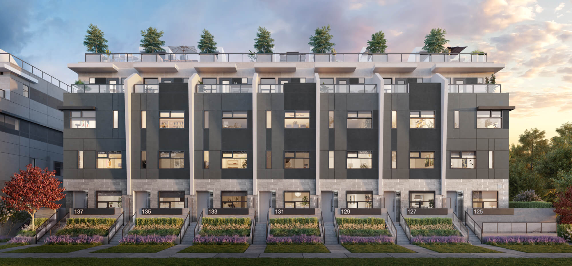 Bauhaus influence runs deep at Oakhaus, by the award-winning Everglade Development. hero image