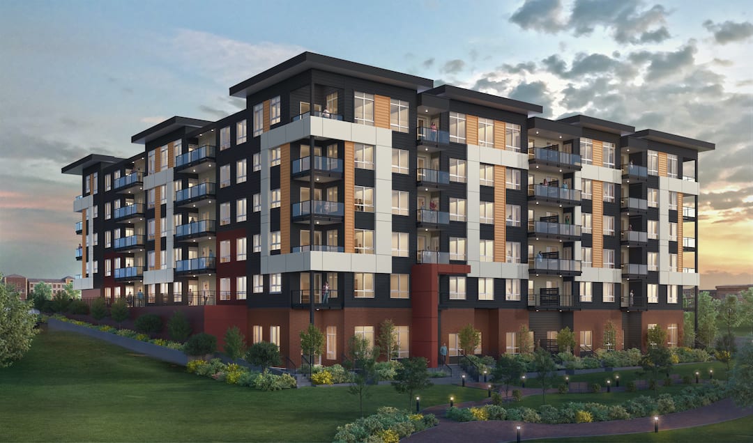 Essence Properties’ Eastin is a technology-driven six-storey low rise in Langley’s highly desirable Willoughby neighbourhood hero image