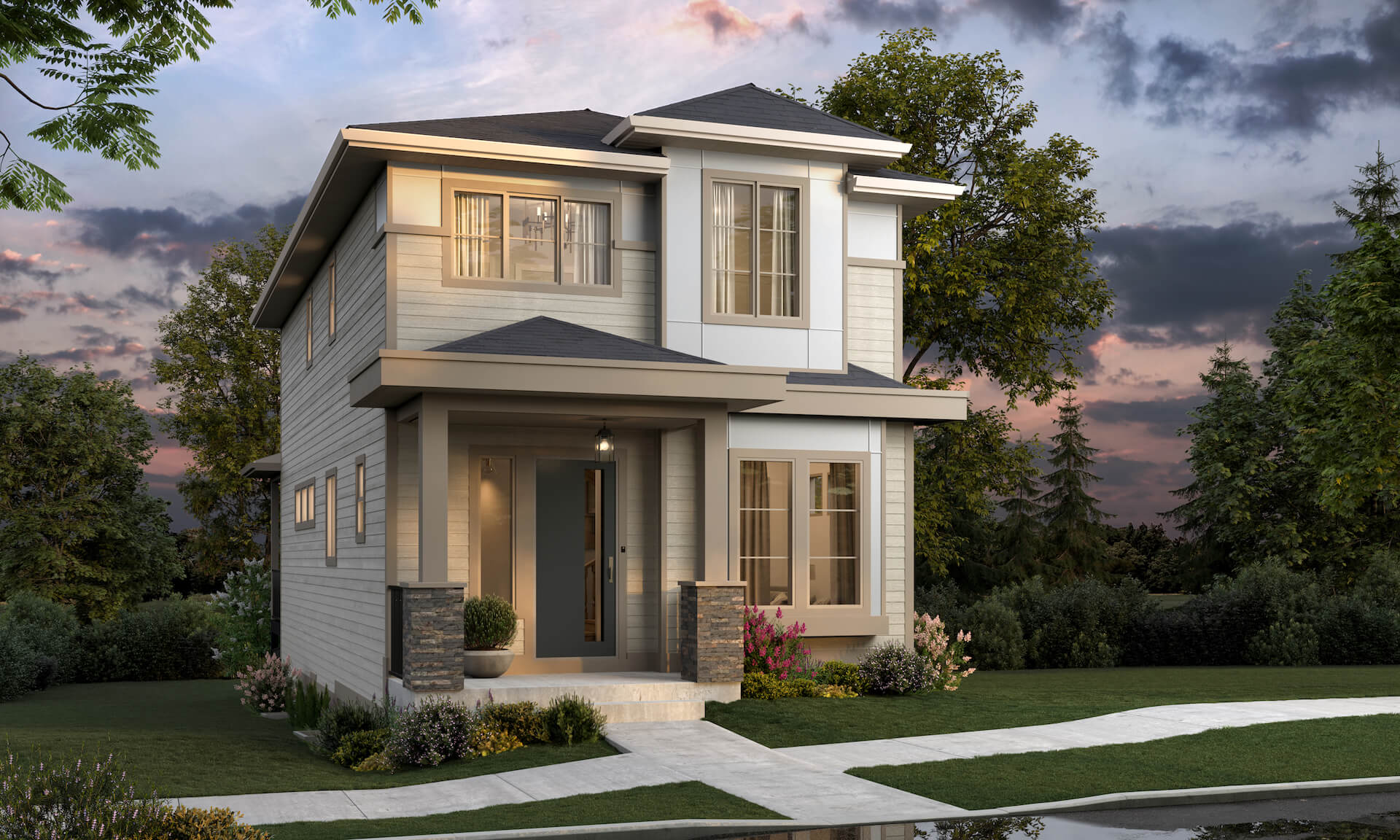 It’s rare to find sophisticated single-family homes in a vibrant community – welcome to Kendrick hero image