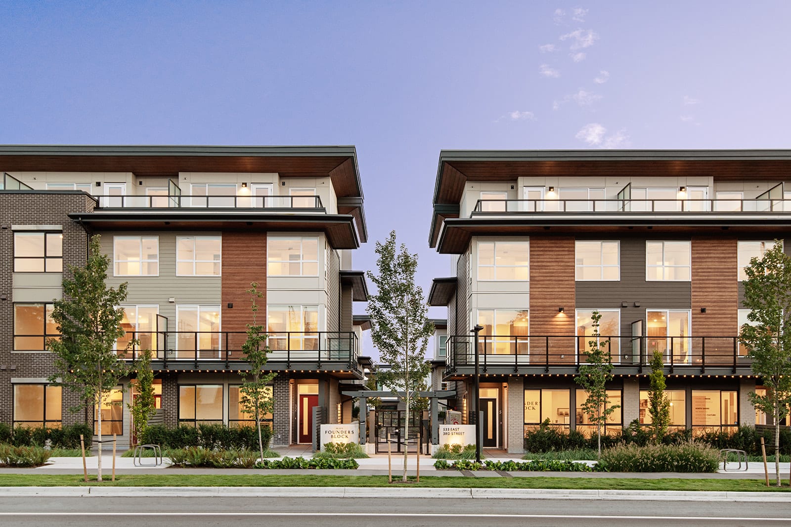 In the coveted Moodyville neighbourhood, Anthem has built another exciting townhome community, Founders Block South hero image