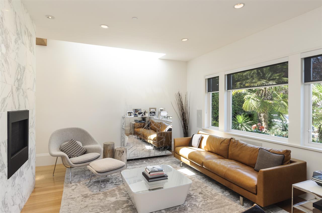 West Coast Modern Home Living Room