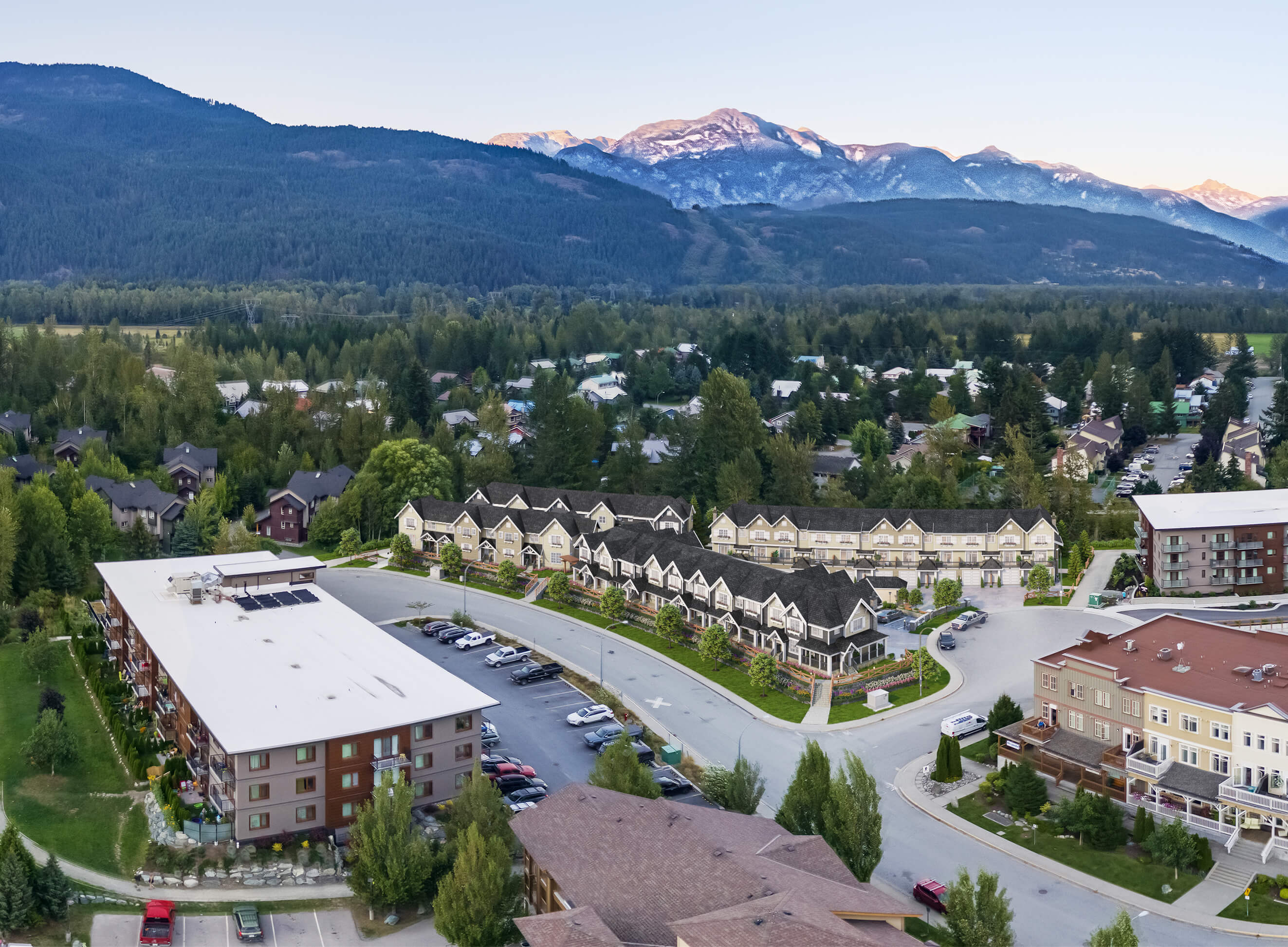 Mountain Side Aerial