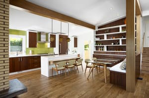 Best Renovation: $300,000 - $499,999 Best Builders Ltd., Reviving the 70's (Associate: Sarah Gallop Design Inc.)