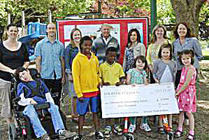 David Richardson school cheque
