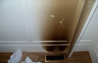 Toxic smoke flows through vents in house fire