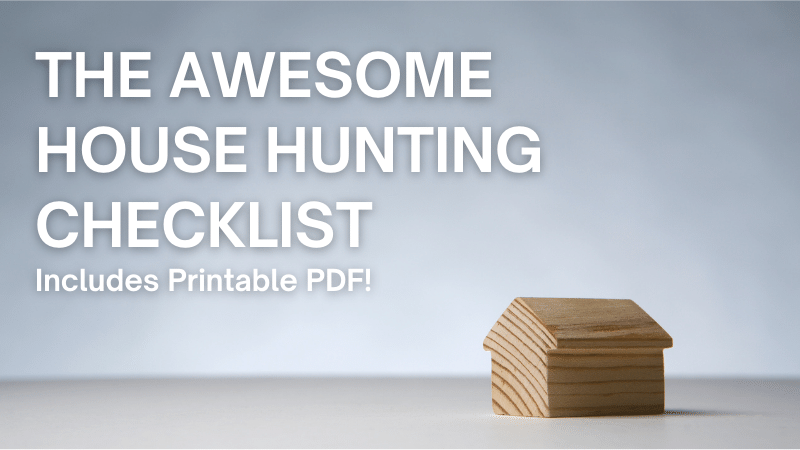 House Hunting Checklist  Home Buyers Pick Must Haves (Printable PDF)