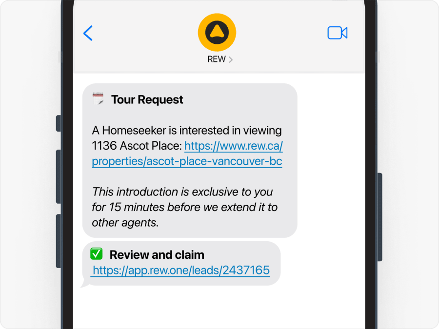 Connect with a text