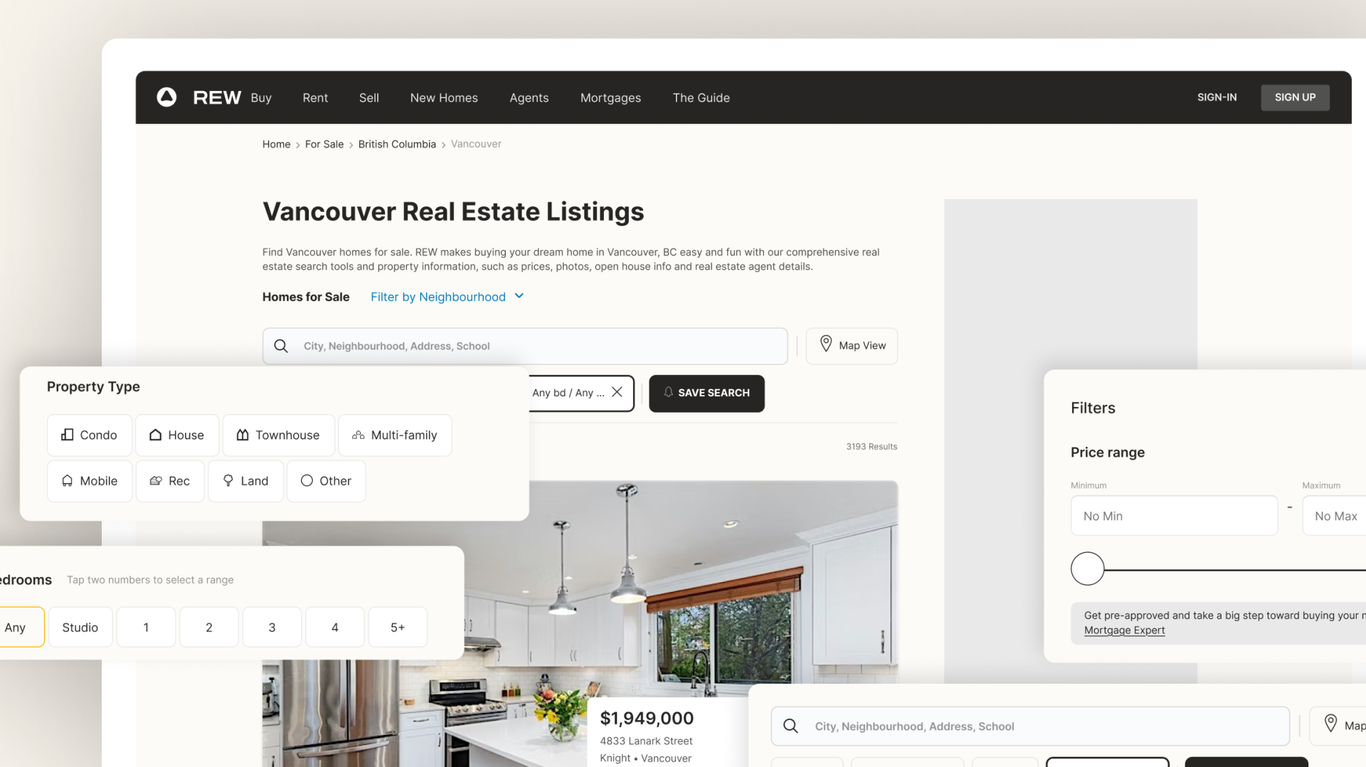 New search features make it even easier to find your home on REW.ca.