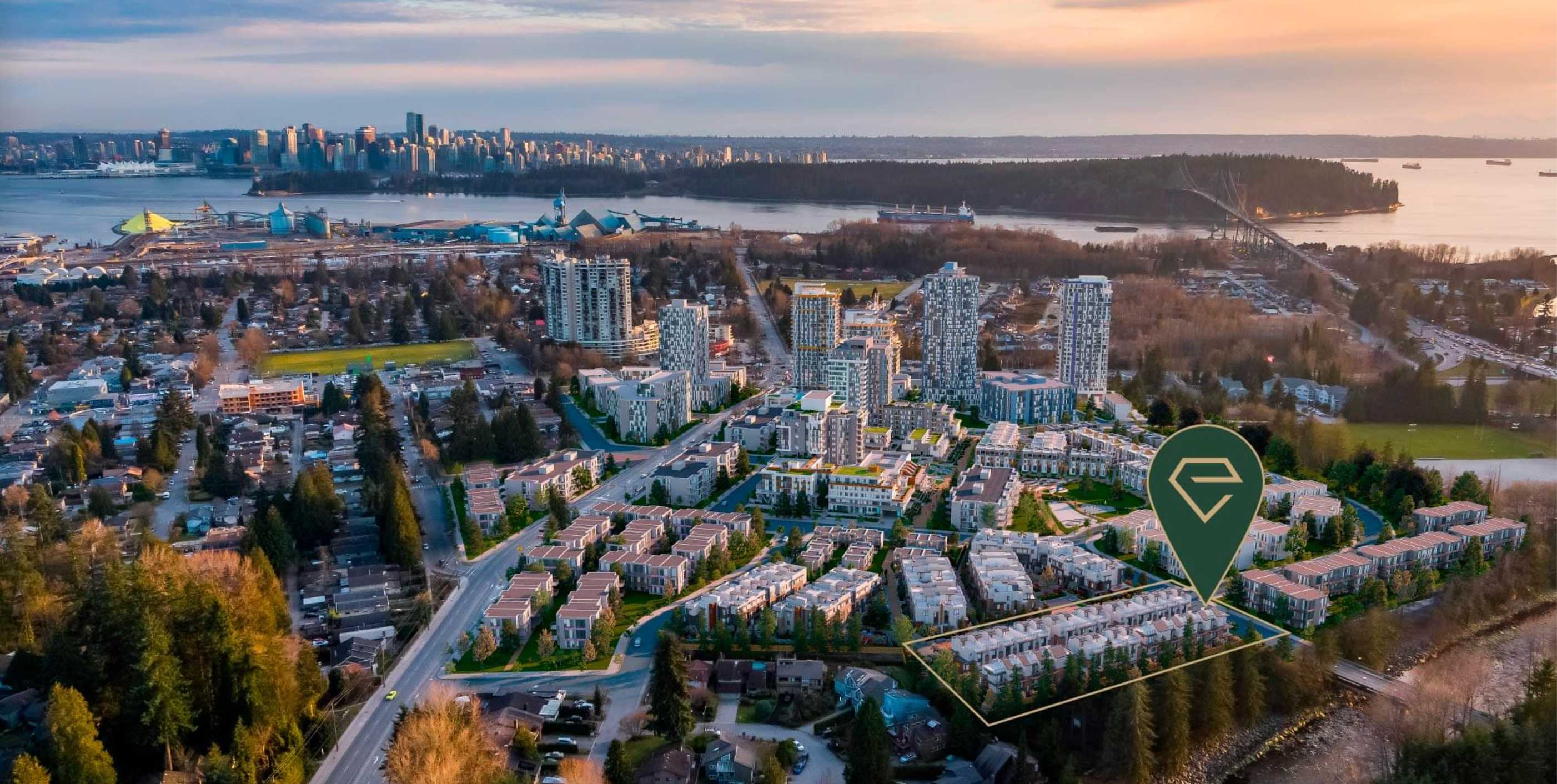 ' Introducing Emerald: A new community of townhomes, city homes and garden homes nestled along the banks of the Capilano River' Article