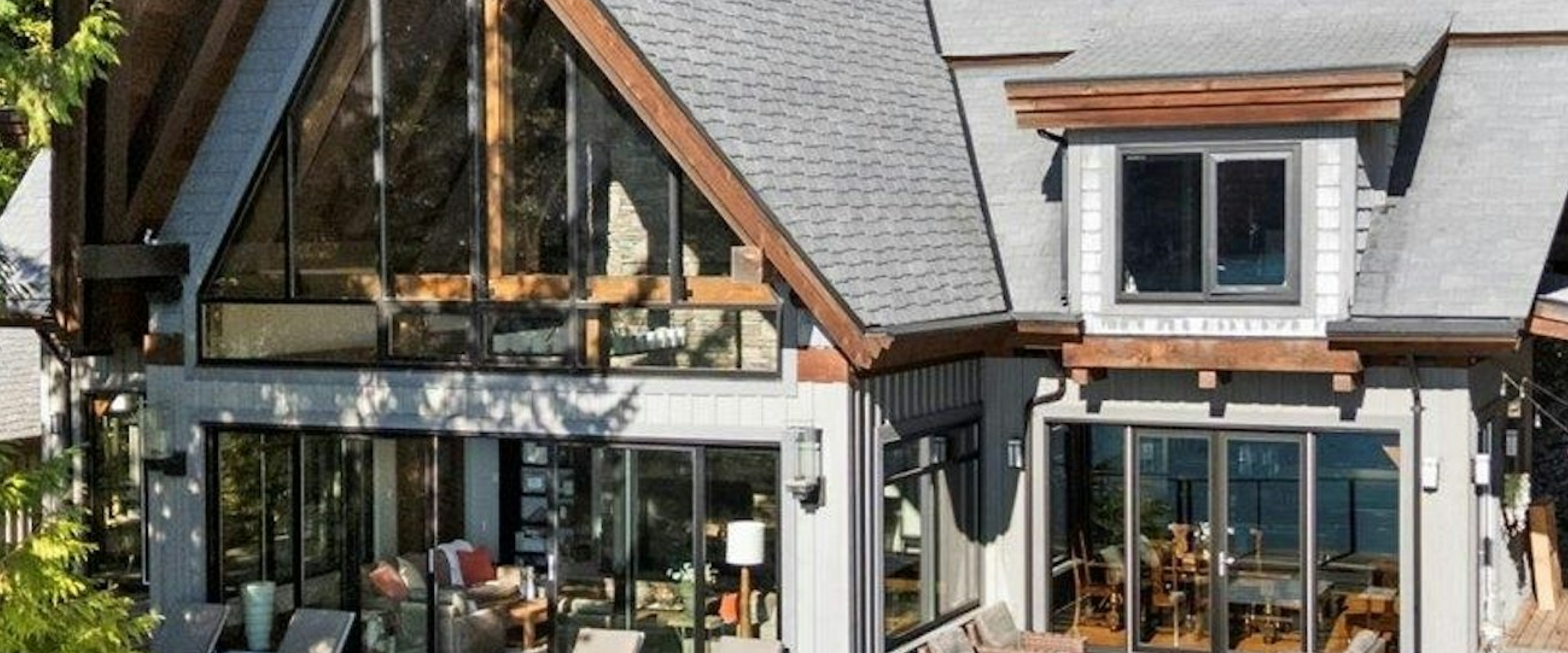 'Waterfront modern retreat on Harrison Lake.' Article