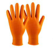 Engangshanske Nitril pudderfri oransje ekstra tykke