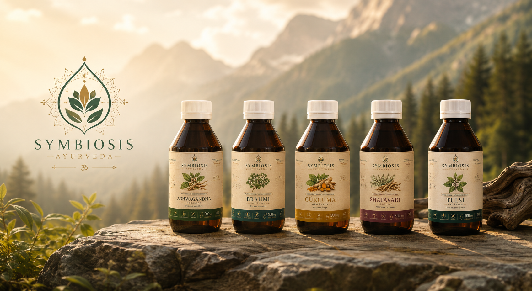 Symbiosis Ayurveda - raices y hojas ayurvedicas 100% puras