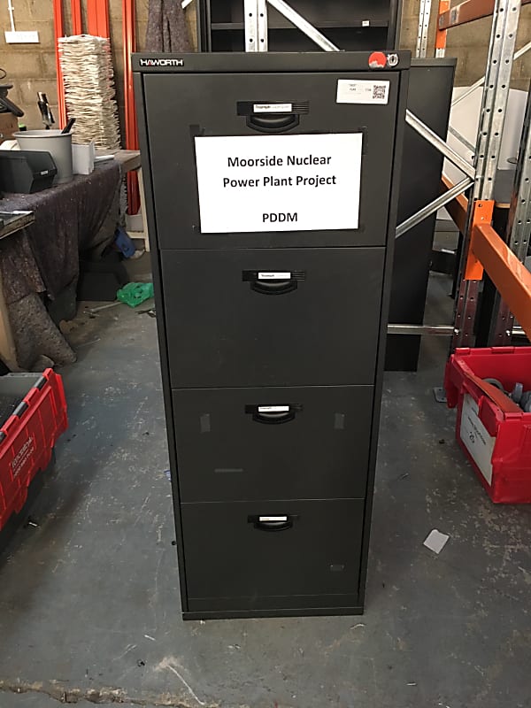 Haworth filing cabinet 