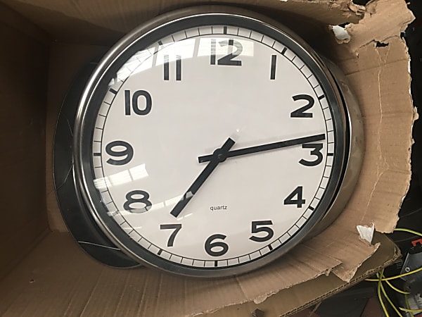 Box of 5 Ikea Pugg clock