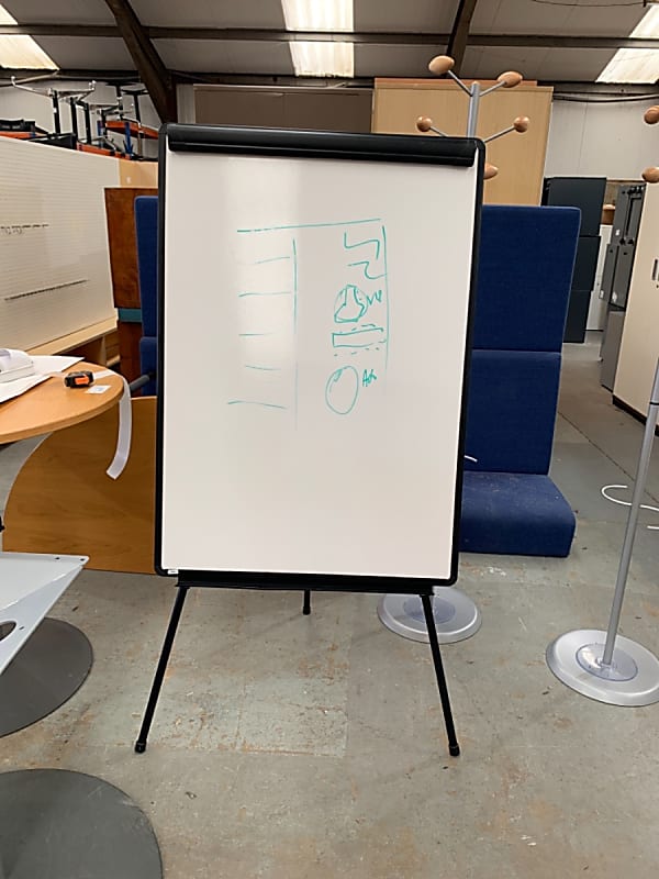 Whiteboard flip chart 