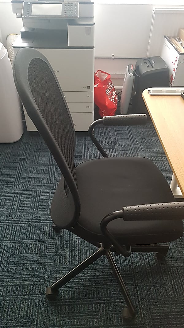 IKEA flintan Black chair