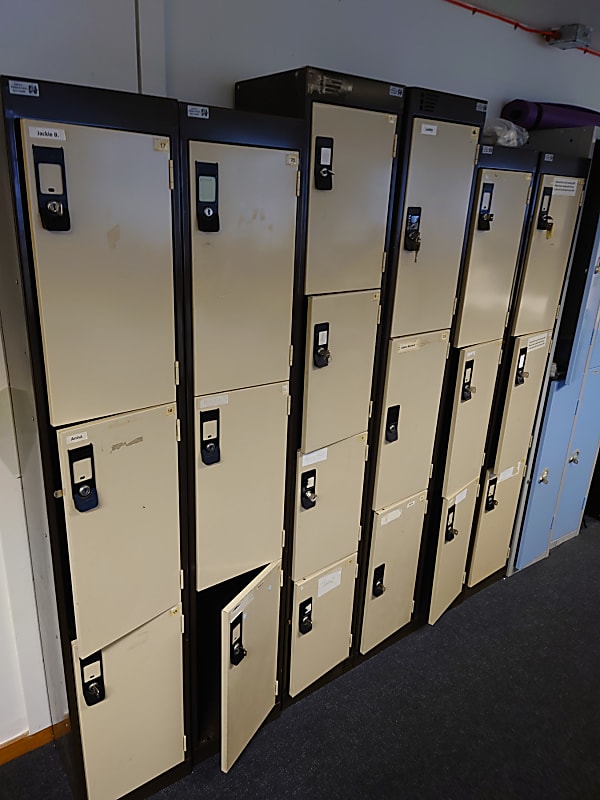 Metal lockers