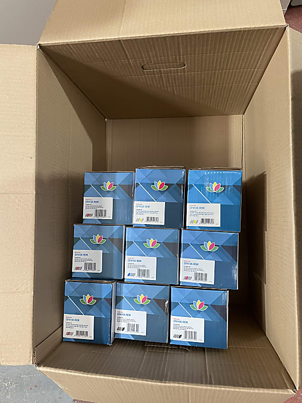 HP Colour Laserjet Pro compatible Box of unused printer ink