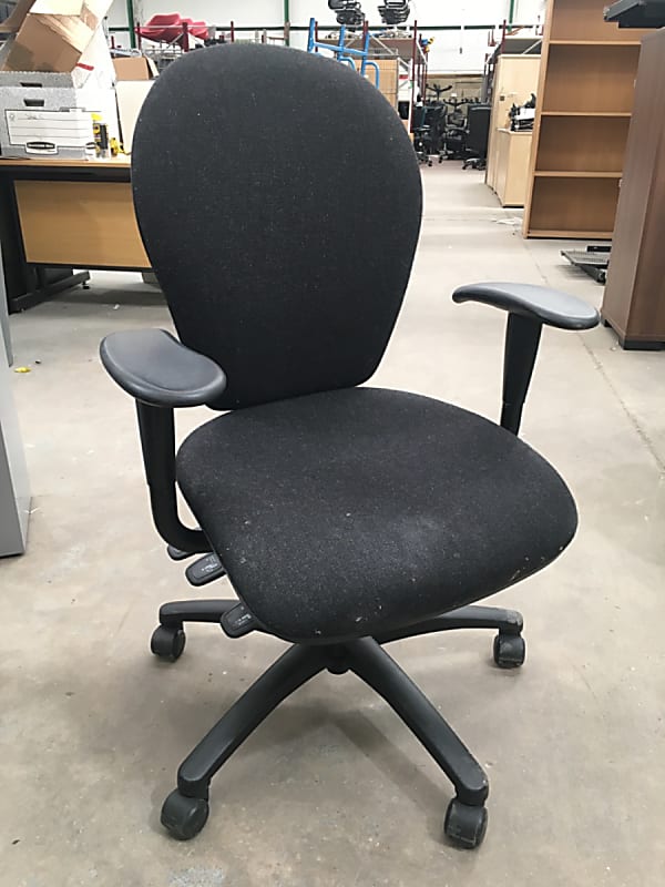 Black office operator task Chair