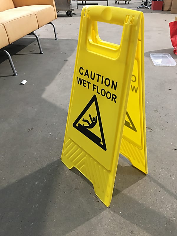 Double Sided Floor Sign