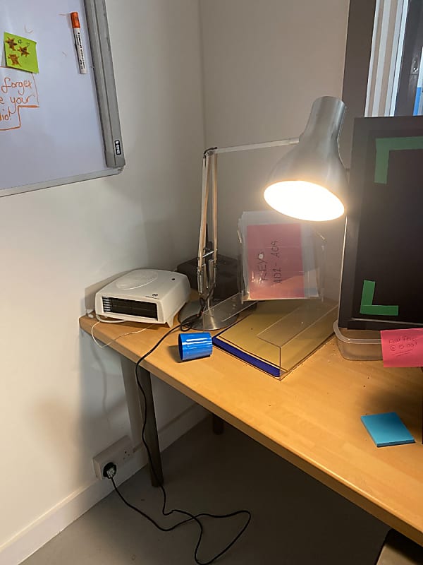 Security Office - large desk lamp