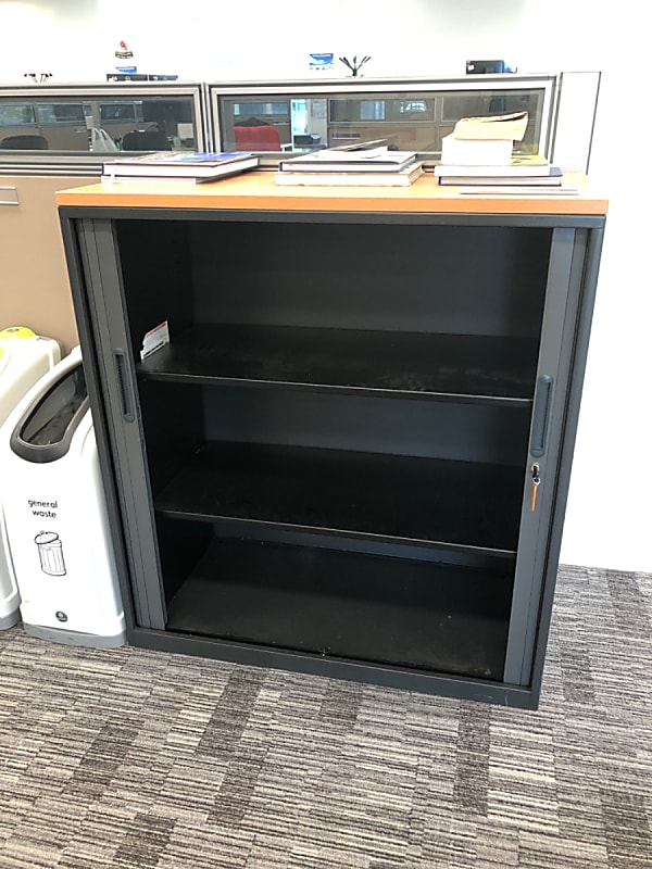 Medium tambour cabinet