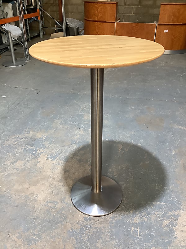 Tall round bar table