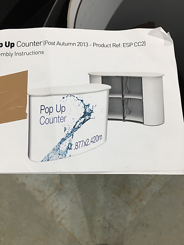 Pop up counter