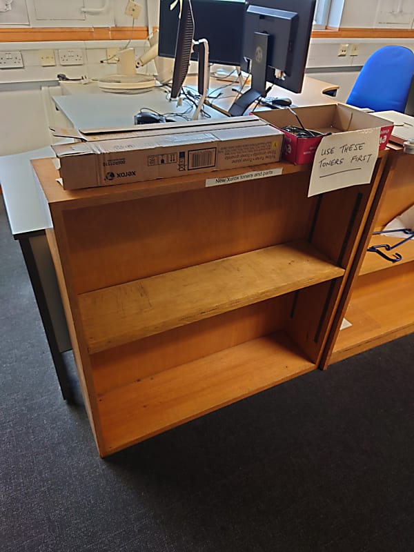 Cupboard with Shelves (Walnut Veneer)