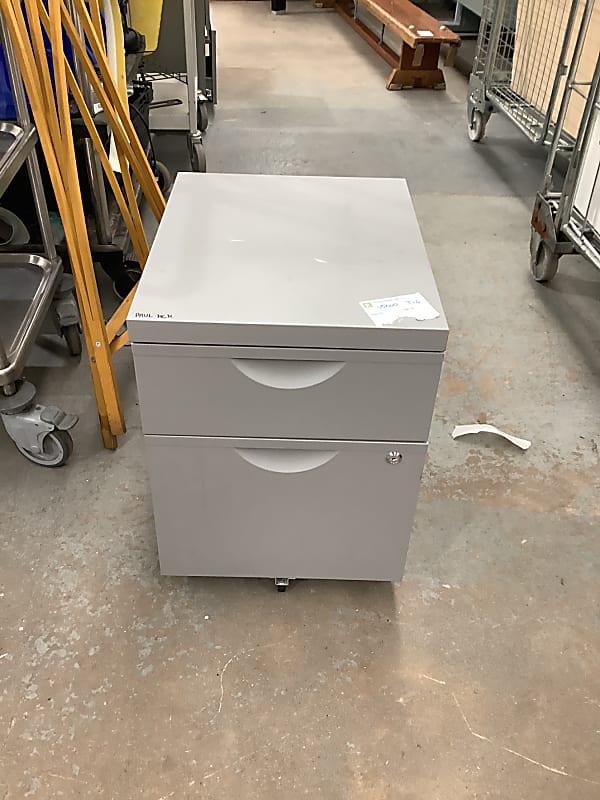 ikea Erik Grey metal drawer unit